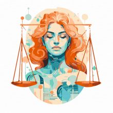 Mérleg - Számfestő készlet kereten 40x40