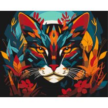 A természet mélyéről - Számfestő készlet kereten 40x50