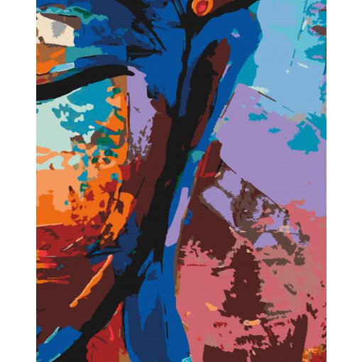 Színpompás nyugalom - 3 darabos számfestő készlet kereten