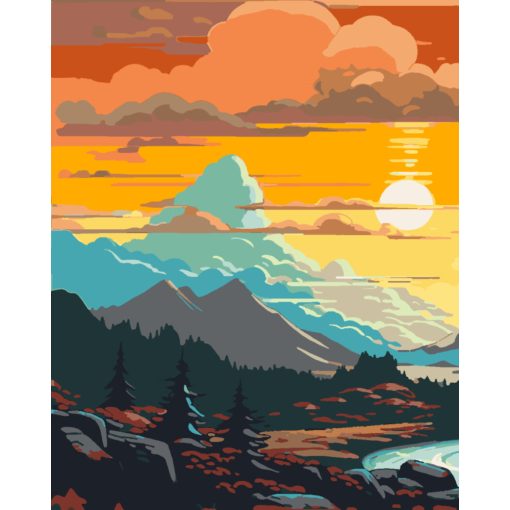 Mágikus lankák - 3 darabos számfestő készlet