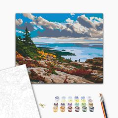 Acadia nemzeti park - Számfestő készlet kereten 40x50