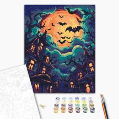 Denevérváros - Számfestő készlet kereten 40x50