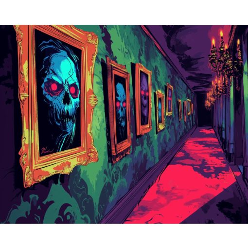 Figyelnek! - Számfestő készlet kereten 40x50