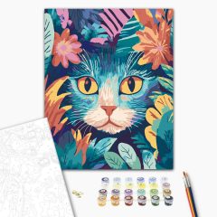 Álcázás - Számfestő készlet kereten 40x50