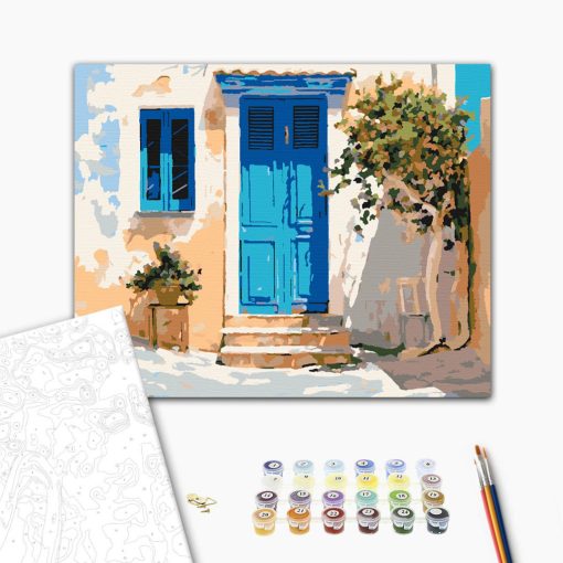 Tengerpart varázsa - Számfestő készlet kereten 40x50