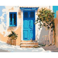 Tengerpart varázsa - Számfestő készlet kereten 40x50