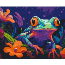 Neonbéka 1 - Számfestő készlet kereten 40x50