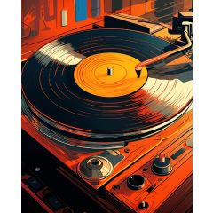 Bakelit - Számfestő készlet kereten 40x50