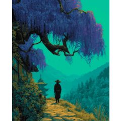 A béke ösvénye - Számfestő készlet kereten 40x50