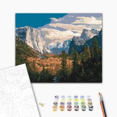 Yosemite nemzeti park - Számfestő készlet kereten 40x50