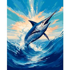 Kardhal - Számfestő készlet kereten 40x50