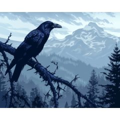 A mindentlátó - Számfestő készlet kereten 40x50