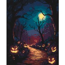 Kalandos ösvény - Számfestő készlet kereten 40x50