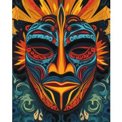 A maszk - Számfestő készlet kereten 40x50