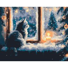 Hócica - Számfestő készlet kereten 40x50