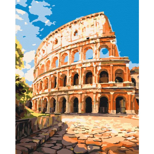 Kolosszeum - Számfestő készlet kereten 40x50