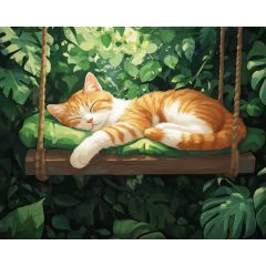 Hintacica - Számfestő készlet kereten 40x50