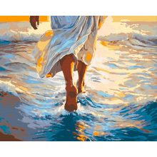 Amikor a víz vezet - Számfestő készlet kereten 40x50