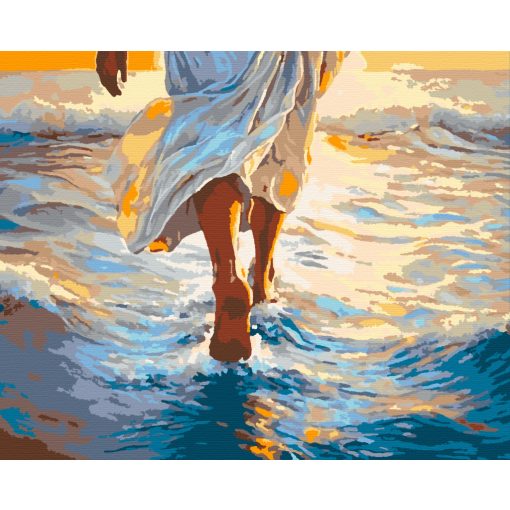 Amikor a víz vezet - Számfestő készlet kereten 40x50