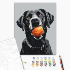 Játékidő - Számfestő készlet kereten 40x50