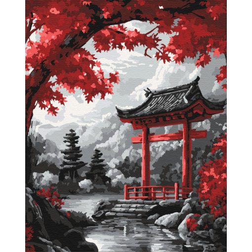 Panoráma Japánban - 3 darabos számfestő készlet