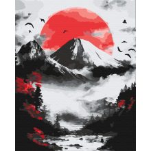 Panoráma Japánban - 3 darabos számfestő készlet