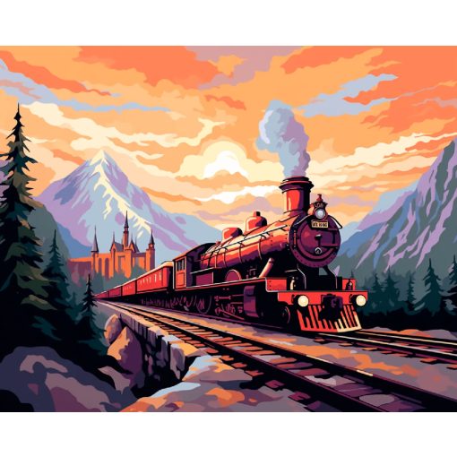 Expressz - Számfestő készlet kereten 40x50