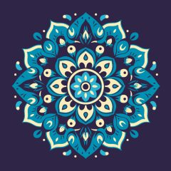 Mandala 7 - Számfestő készlet kereten 40x40