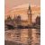   Big Ben a naplementében - Számfestő készlet kereten 40x50