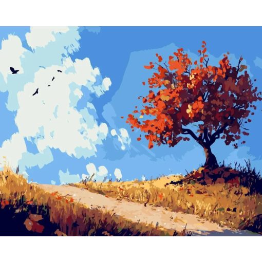 Bíborfa - Számfestő készlet kereten 40x50