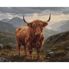 Felföldi fenség - Számfestő készlet kereten 40x50