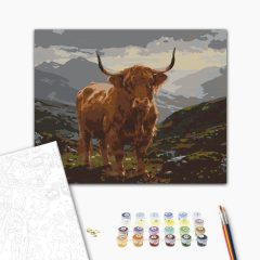 Felföldi fenség - Számfestő készlet kereten 40x50