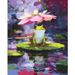 Tavirózsa alatt - Számfestő készlet kereten 40x50