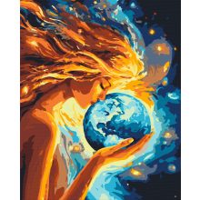 Égi kötelék - Számfestő készlet kereten 40x50