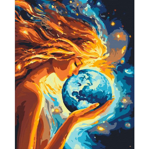 Égi kötelék - Számfestő készlet kereten 40x50