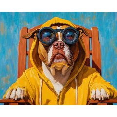 Vakációra készen - Számfestő készlet kereten 40x50