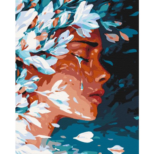 Könnycsepp - Számfestő készlet kereten 40x50