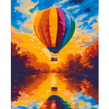 Ballon ragyogás - Számfestő készlet kereten 40x50