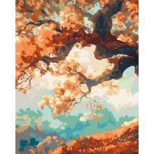 Mitikus fa 3 - 3 darabos számfestő készlet kereten