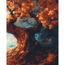 Mitikus fa 3 - 3 darabos számfestő készlet kereten