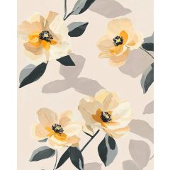 Virágos álomkép - Számfestő készlet kereten 40x50