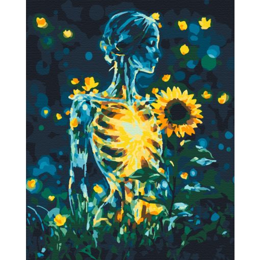 A lélek virágzása - Számfestő készlet kereten 40x50