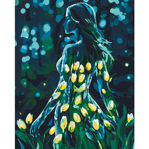 Belső ragyogás - Számfestő készlet kereten 40x50