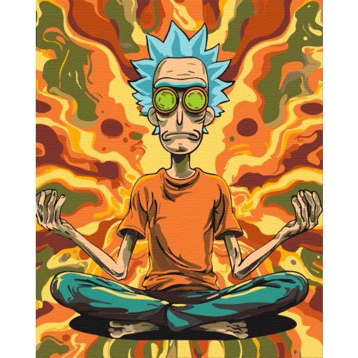 Mr. Sanchez - Számfestő készlet kereten 40x50