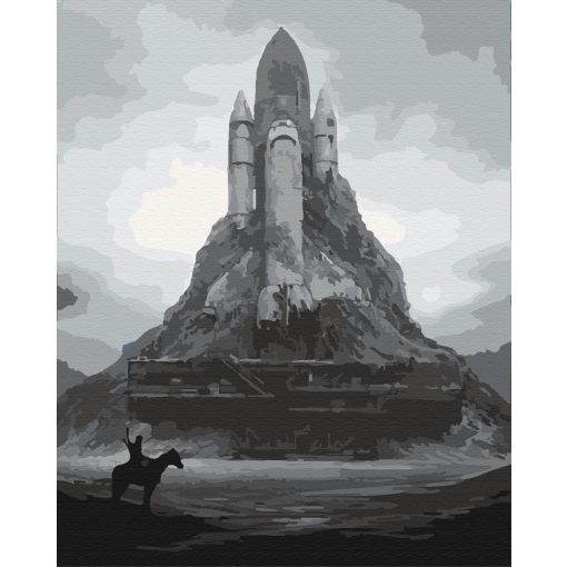 Letűnt világok emléke - Számfestő készlet kereten 40x50