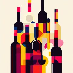 Vino-metria - Számfestő készlet kereten 40x40