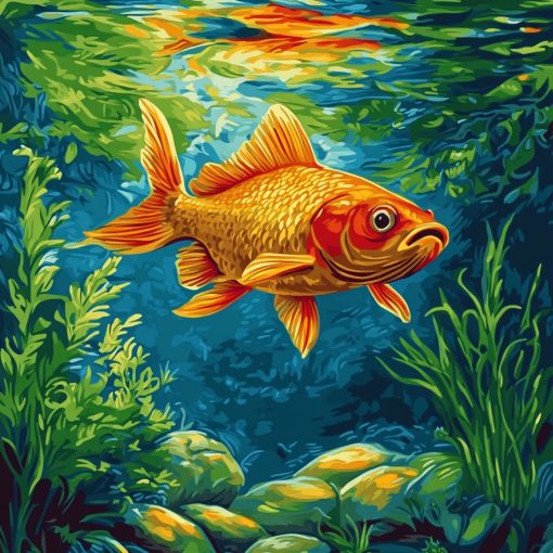 Három kívánság - Számfestő készlet kereten 40x40
