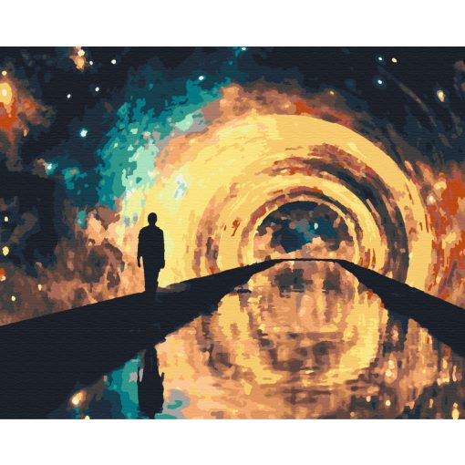 Csillagalagút 2 - Számfestő készlet kereten 40x50