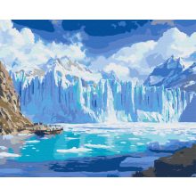A jég birodalma - Számfestő készlet kereten 40x50