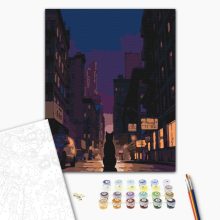 Éjjeli vándor - Számfestő készlet kereten 40x50